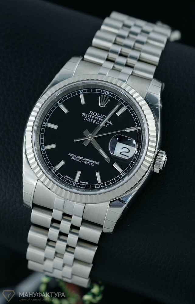 Datejust 36mm Black Dial