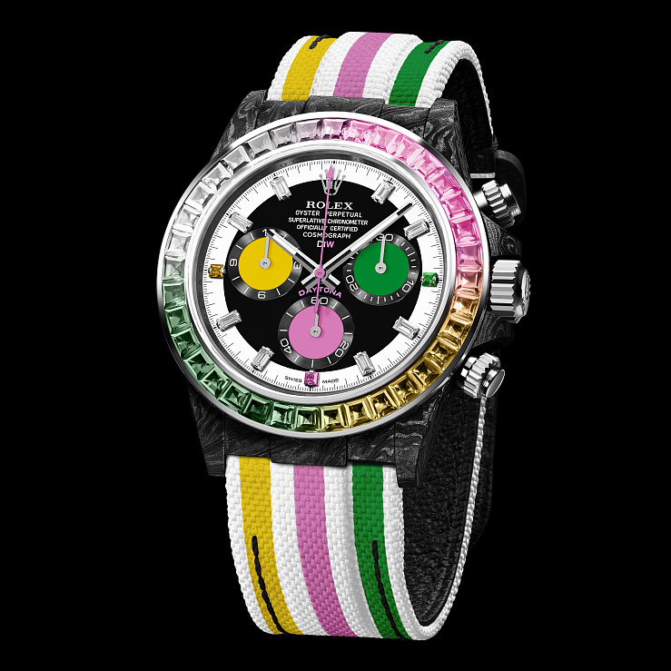 Rolex Daytona 40 Mm Rainbow Candy