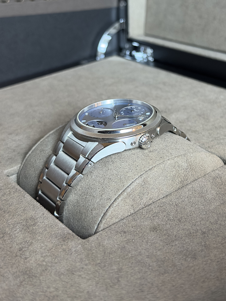 FLEURIER TONDA PF HIJRI PERPETUAL CALENDAR Steel Ice Blue Dial