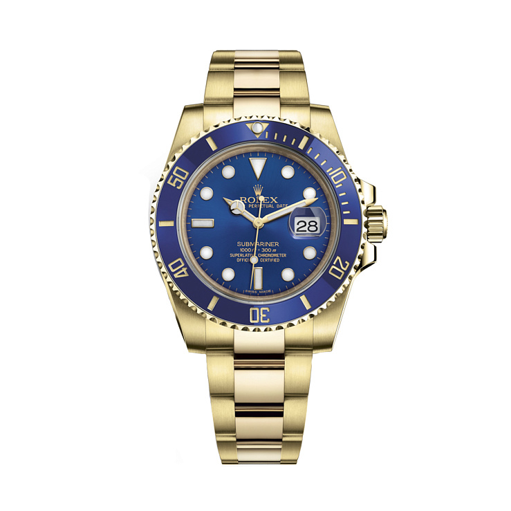 Submariner Yellow Gold Blue Discontiniued