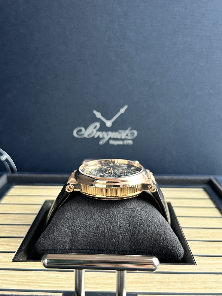 Marine Chronograph Rose Gold Dark Dial