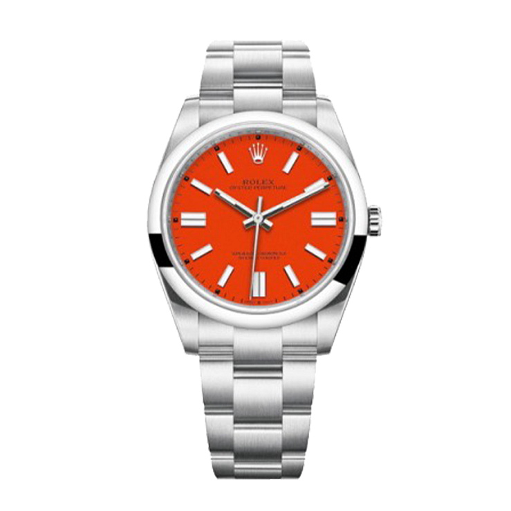 Oyster Perpetual 41 mm Coral Red Dial