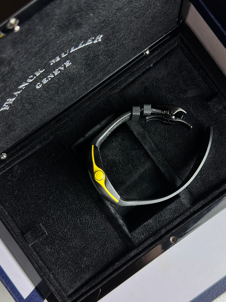 Vanguard Titanium Black and Yellow Dial 45mm