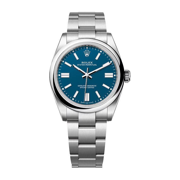 Oyster Perpetual New 41 mm blue Dial