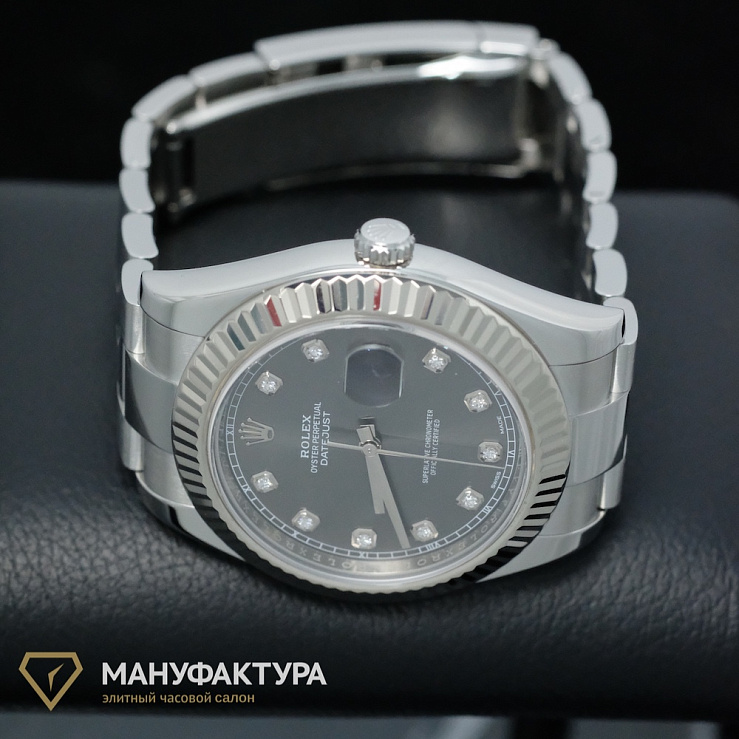 Datejust II 41mm Diamonds