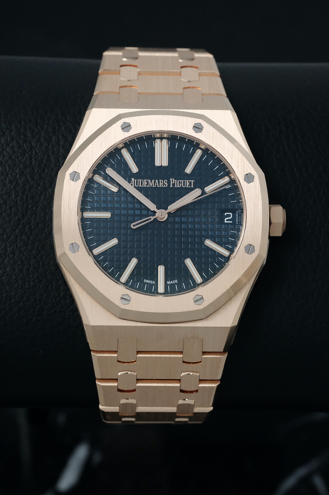 Royal Oak Selfwinding Rose Gold Blue Dial