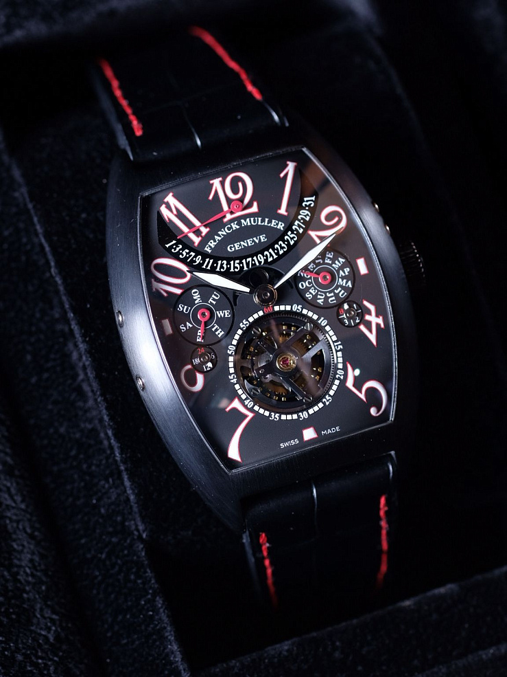 Cintree Curvex Perpetual Calendar Tourbillon White Gold PVD